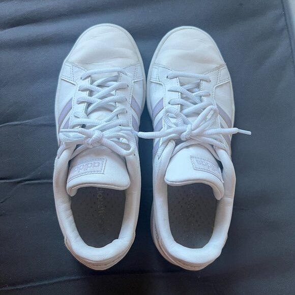 adidas Grand Court Cloudfoam Women's Sneakers - Mauve - Picture 1 of 5